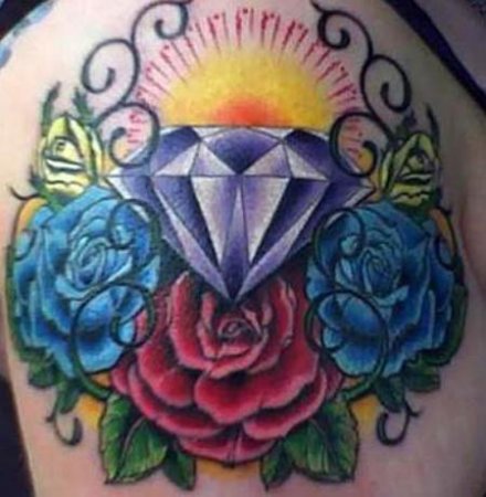 Diamond Tattoos on Diamonds Tattoos Value And Design